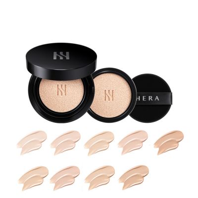 HERA BLACK CUSHION SPF 34 PA++ - Luxury Matte Foundation 15g (#00P1 Porcelain)